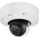 Hanwha PNV-A9081R P-Series 4K AI IR Vandal Dome Camera, 4.5-10mm Varifocal Lens, White