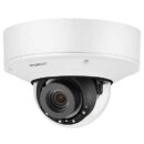 Hanwha PNV-A9081R/KAP Series 4K AI Outdoor IR Vandal Dome IP Camera, 4.5-10mm Varifocal Lens, White, TAA Compliant