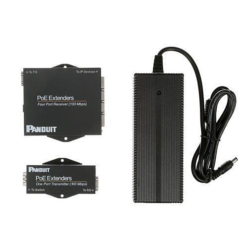 Panduit POEXKIT4-NP POE Extenders Kit, 1-Port Transmitter