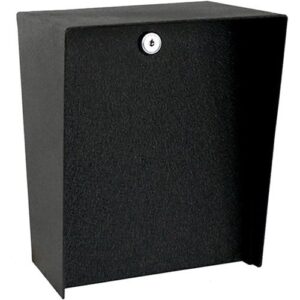 Pedestal Pro PORTRA-CS-8X10-E 8" 10" Steel Portrait Housing, Black Power Coated