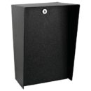 Pedestal Pro PORTRA-CS-8X12-E 8" 12" Portrait Steel Housing, Black Power Coated