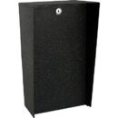 Pedestal Pro PORTRA-CS-8X14-E 8" 14" Portrait Steel Housing, Black Power Coated