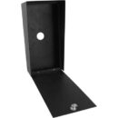 Pedestal Pro PORTRA-CS-8X16-E 8" 16" Portrait Steel Housing, Black Power Coated