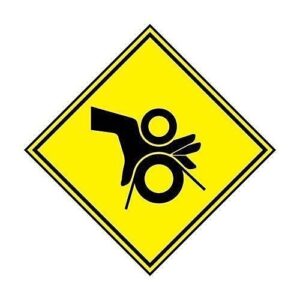 Panduit PPS0202B493 Polyester Adhesive Sign, Blank Header, 2.25" H x 2.25" W