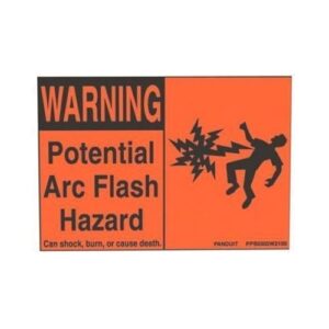 Panduit PPS0204W2100A Adhesive Polyester Warning Arc Flash Label