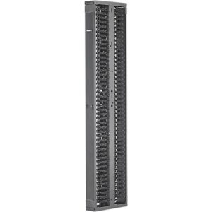 Panduit PR2VD0896 PatchRunne 2 Vertical Dual-Sided Manager, 52U R, 8"W, Black