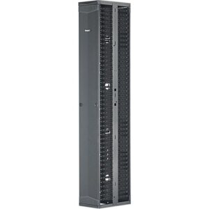 Panduit PR2VD1296 PatchRunner2 Vertical Dual-Sided Manager, 52U R, 12"W, Black