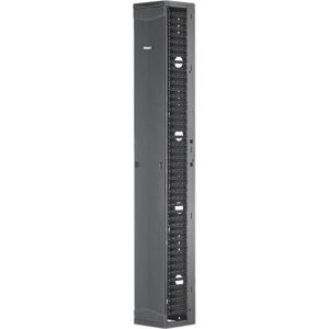 Panduit PR2VFD1279 PatchRunner2 Vertical Single-Sided Manager, 42U R, 12"W, Black