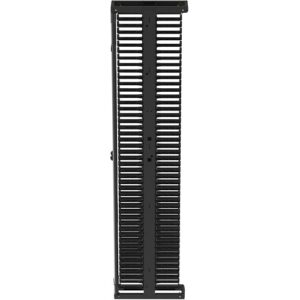 Panduit PR2VSD06 PatchRunner 2 Vertical Dual-Sided Manager, 1-Door, 45U, 6" Wide, Black