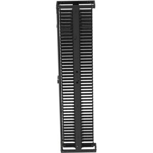 Panduit PR2VSD08 PatchRunner2 Vertical Dual-Sided Cable Manager, 1-Door, 45RU, 8" Wide, Black