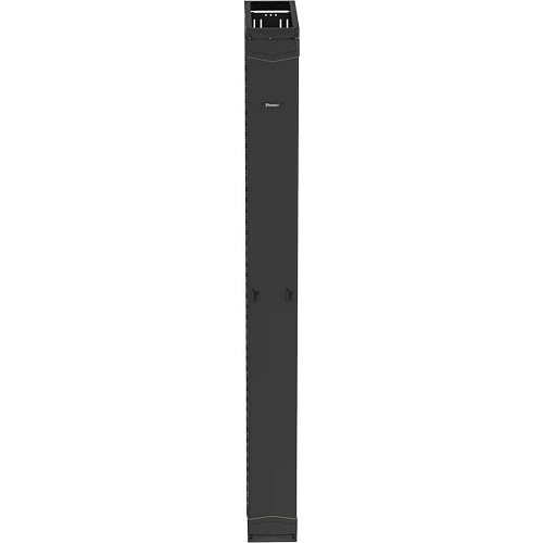 Panduit PR2VSD08 PatchRunner2 Vertical Dual-Sided Cable Manager, 1-Door, 45RU, 8" Wide, Black