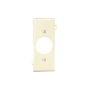 Leviton PSC7-I Wallplate Sectional Rec Single Contact Panel, Ivory