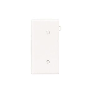 Leviton PSE14-W Wall Plate, Sectional Blank Strap Mount, White