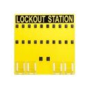Panduit PSL-20SA-S Lockout Station Only in Spanish, 20 Person