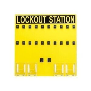 Panduit PSL-20SA-S Lockout Station Only in Spanish, 20 Person