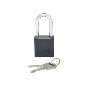 Panduit PSL-7BL-LS Aluminum Body Padlock, Long Shackle, Black