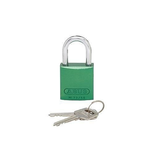 Panduit PSL-7GR Padlock with 1.06" Shackle, Aluminum, Green