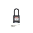 Panduit PSL-8BL Plastic Body Padlock, Black