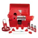 Panduit PSL-KT-MROAP Lockout and Tagout Kit, Maintenance/MRO Lockout Kit, Red