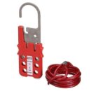 Panduit PSL-MLD Multiple Lockout Hasp with 6' Vinyl Coated