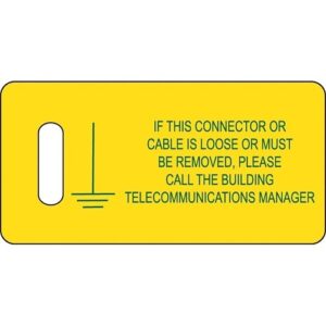 Panduit PT-BGND Sign, Decal and Barricade Tape