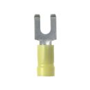 Panduit PV10-10FF-L Splice Connector, Flanged Fork Terminal, Vinyl Insulated