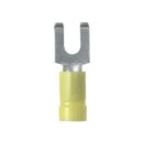 Panduit PV10-8FF-L Splice Connector, Flanged Fork Terminal, Vinyl Insulated