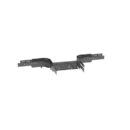 Panduit PWBPF4X12BL Formed Tee Fitting, 4"x12" Black