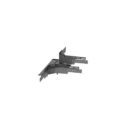 Panduit PWBPF6X12BL Formed Tee Fitting, 6"x12", Black