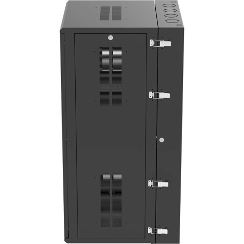 Panduit PZWMC26W Wall Mount Cabinet, Windowed Door, 26U, 25", Black