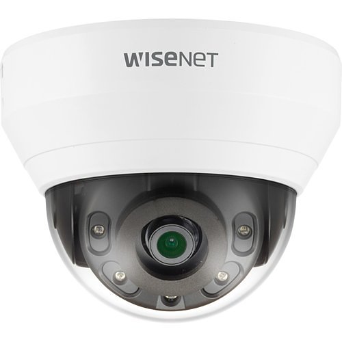 Hanwha QND-6012R Wisenet Q-Series 2MP IR Dome Camera, 2.8mm Fixed Lens, White