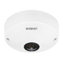 Hanwha QNF-8010 Q-Series 6MP Fisheye Camera, 1.14mm Fixed Lens, White