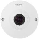 Hanwha QNF-8010B Q-Series 6MP Indoor 360° Fisheye Camera, 1.14mm Lens, Black