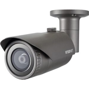 Hanwha QNO-8010R Q-Series 5MP IR Bullet Camera, 2.8mm Fixed Lens, Dark Gray