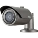 Hanwha QNO-8020R Q-Series 5MP IR Bullet Camera, 4mm Fixed Lens, Dark Gray