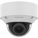 Hanwha QNV-C9083R Q-Series 4K AI IR Vandal Dome Camera 3.2-10.2mm Motorizes Varifocal Lens, White