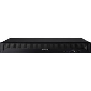 Hanwha QRN-1630S 8MP 16-Channel Plug and Play PoE NVR, 128Mbps, HDD Not Included