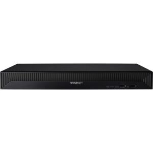 Hanwha QRN-1630S 8MP 16-Channel Plug and Play PoE NVR, 128Mbps, 8TB HDD