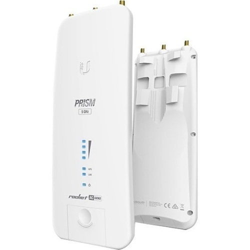 Ubiquiti R2AC-PRISM-US Full-Band 2.4 GHz Point-to-Point and Point-to-MultiPoint Basestation with WiFi Management, US, White