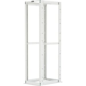 Panduit R4P36CNWH 36" Deep 4 Post Rack with Cage Nuts, White