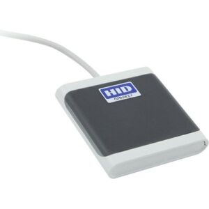 HID R50250001-GR OMNIKEY 5025 125kHz HID Prox Contactless USB Smart Card Reader, Low Frequency, CCID compatibility, Anthracite/Gray