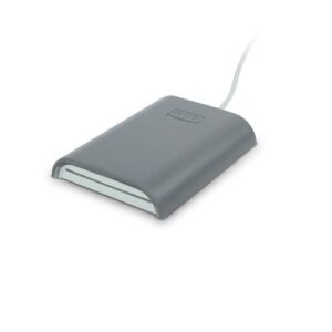 HID R54220301 OMNIKEY 5422 13.56MHZ Dual-Interface Contactless USB Smart Card Reader, Low Frequency, Gray