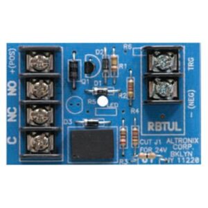 Altronix RBTUL Relay Module, 12/24VDC, SPDT Contacts at 1A/28VDC