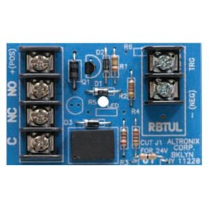 Altronix RBUL Relay Module, Ultra-Sensitive, 12/24VDC, SPDT Contacts at 1A/28VDC