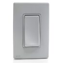 Leviton RE153-PG RENU 15A 3W Pushbutton Lock Switch, Pebble Gray