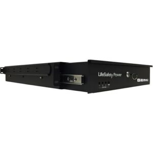 LifeSafety Power RGM150-D8PZ GEMINI RGM150 SERIES 4-Door 150W Integrated Mercury Rackmount Standard Networked, Single or Dual Voltage UL/CUL/CE, Post Mounting