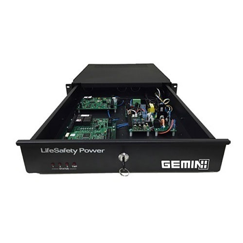 LifeSafety Power RGM75B-C8PZ/T4-A ProWire Mercury 4DR Rack Mount Power Supply, Dual Voltage, Standard System Type