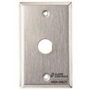 Alarm Controls RP-20 Remote Wall Plate with 3/4" "D" Hole for Ace Lock, Single Gang, Stainless Steel