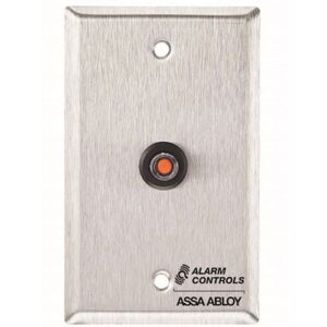 Alarm Controls RP-44 Remote Wall plate with Single DPDT Switch, Single Gang