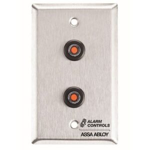 Alarm Controls RP-45 Remote Wall plate with DPDT Switches, Single Gang